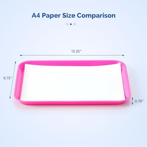JMU 20 Pcs Pink Dental Procedure Trays Flat Trays Size B 13.25" X 9.75" - Image 3