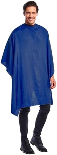 Betty Dain Crinkle Nylon Hair Cutting Cape, 54" x 60", Royal Blue by BettyDain