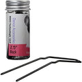 U Shaped Hair Pins for Buns, Bobby Pins for Women, Strong Thick Ballet Bun Hair Pins, Spring Steel Hair Styling Pins for Long Thick Hair, Dance, Updos and Bridal Hair, 24 Count 2.5 inch, Black by ROCST