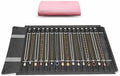 Travel Necklace Organizer, Tangle Free Jewelry Case, 16 Slots by SCIKHEFT