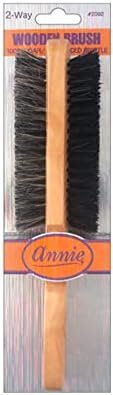 Annie 2072 Two Way Club Brush 100% Boar Bristle by AnnieInternational