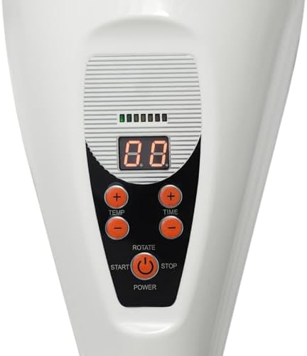 Orbiting Hair Dryer Wall Mount, 950W Temperature Adjustable Rotating Wall Mount Hair Color Processor with Timer Professional Infrared Hair Dryer Hair Perming Treatment Machine for Salon SPA (White) - Image 5