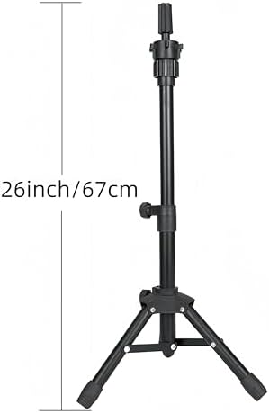 Mannequin Head Stand, Tripod Stand for Canvas Block Head - Image 3