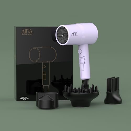 AINA Hair Dryer with Diffuser,Comb Full-Featured Blow Dryer 110V(Purple) - Image 5