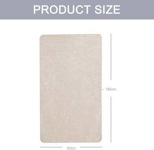 Extra Large Bath Towel Set of 2 (35"x70"),Oversized Bath Sheet Super Soft Highly Absorbent Jumbo Bathroom Towel Set Microfibers Quick Dry Shower Towel for Hotel,Bathroom,Guest,Spa,Gym (2PCS Khaki) - Image 3