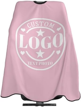 Custom Barber Cape Customized Haircut Capes Logo Text Photo Salon Hairdressing Apron for Home and Barbershop by Custom