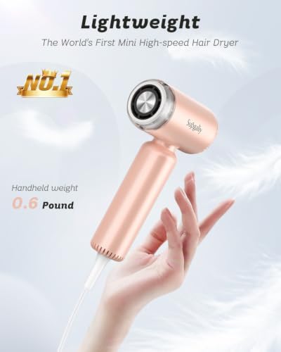 Dual Voltage Travel Hair Dryer, High-Speed Ionic Blow Dryer - Image 4