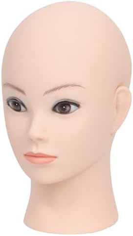 Female Cosmetology Bald Manikin Mannequin Head for Wigs, Wig Display, Glasses Display with Free Clamp - Image 3