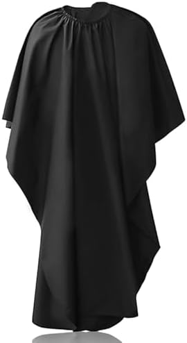 Unisex Salon Hair Cape for Men & Women - Adjustable Neckline, Waterproof Design, Professional Barber Supplies by Unknown