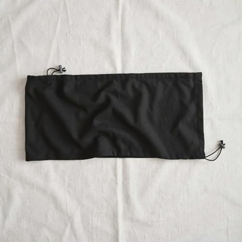 Black Cloth Hair Steamer Hood Cover with Adjustable Drawstring - Image 6