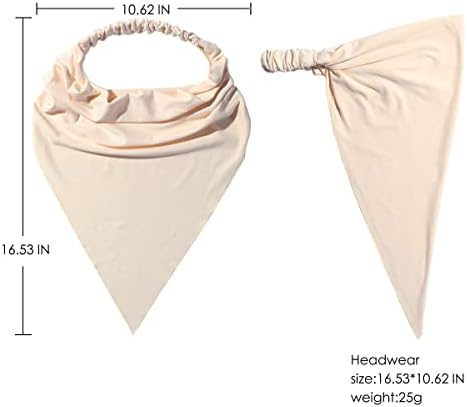 Vercret Hair Scarf Headband for Women,Boho Bandana Pretied Elastic Kerchief - Image 6