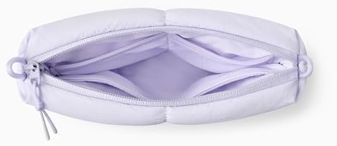 Comfyable Puffy Electronics Organizer Travel Case, Cute Tech Pouch for Women Men, Cable Storage Bag for Charger, Phone, Power Bank, Cord, Compact Tech Accessories Pouch, Lavender - Image 4