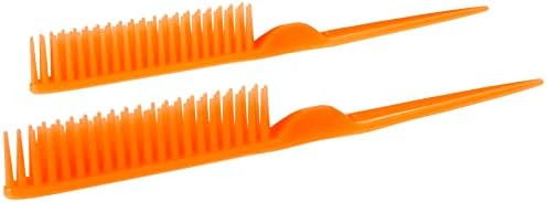 CocoBlack Naturals 3 Row Styling Comb For Detangling, Defining And Separating Curls (Orange) by CocoBlackNaturals