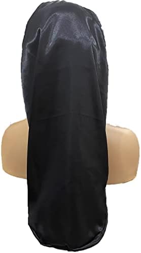 4 Pcs Satin Bonnet for Women, Long Sleep Cap Soft Silky Bonnet for Braids - Image 3