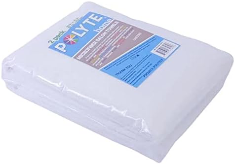 POLYTE 340 GSM Quick Dry Microfiber Hair Salon Towel, 20x40 in, 2 Pack - Image 6
