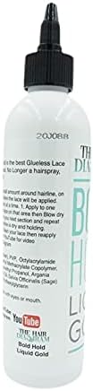 The Hair Diagram Bold Hold Liquid Gold, Glueless Lace Gel (8oz) - Image 4