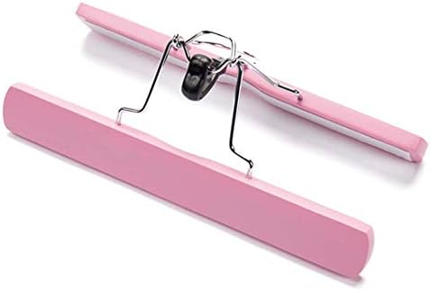 Hairro Portable Hair Extensions Carrier Non-woven Dust-proof Storage Case with Wooden Hanger for Human Hair Extensions, 26 Inch Creamy Pink - Image 4