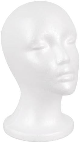 MapofBeauty Women Men Wig Stand,DIY Decoration Wig Head (White) by MapofBeauty