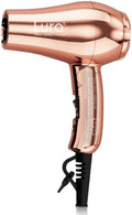 LURA Mini Portable Travel Hair Dryer:Dual Voltage Small Lightweight Blow Dryer with EU Plug,1200W Compact Hairdryer with Folding Handle,with Concentrator&Diffuser Attachment,for Women and Men by Lura
