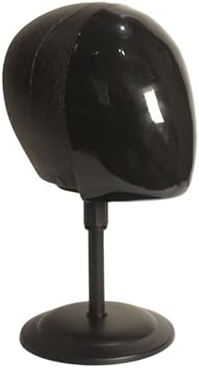 17inchs Styrofoam Mannequin Head (1 Pack) -Black Foam Wig Stand for Wigs, Hats, Masks, Hairpieces, Arts, Crafts, DIY Projects, Salon Display, and Travel Use (FD01-Black mask) - Image 3
