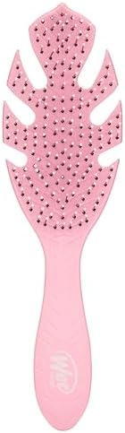 Wet Brush Go Green Hair Detangler Brush, Pink - Detangling Hair Brush - Ultra-Soft IntelliFlex Bristles Glide Through Tangles & Gently Loosens Knots While Minimizing Pain, Split Ends & Breakage by WetBrush