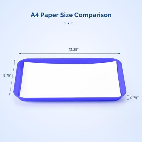 JMU Royal Blue Dental Procedure Trays Flat Trays Size B 13.25" X 9.75" - Image 5