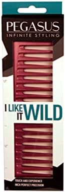 Pegasus MICOLOR 404, 7in Hard Rubber Wide Tooth Tall Styling Comb, Handmade, Seamless, Smooth Edges, Anti Static, Heat and Chemically Resistant, Wet Hair, Everyday Grooming Comb | Peines de goma dura - Copper - Image 5