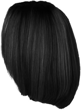 Raquel Welch Longing For London Luxurious Mid-Length Bob Cut Wig, Black Label Human Hair Collection by Hairuwear, Average Cap, RH2 Ebony - Image 4