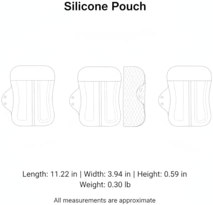 Silicone Heat Resistant Pouch for Hair Styling Tools, Travel Storage Bag for Curling Iron & Straightener, Compact Organizer Case - Image 7