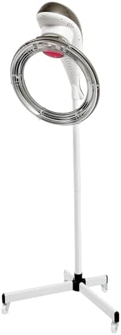 Professional Salon Hair Dryer, 950W 110V Rolling Stand Hooded Hair Dryer, Hair Drying Machine, Adjustable Temperature Settings for Salon and Home Use, Grey by Milzeone
