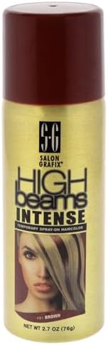Salon Grafix High Beams Intense Temporary Spray - Brown for Unisex - 2.7 oz Hair Color by Salon+Grafix