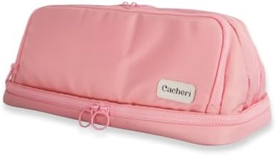 LARGE All in One Travel Toiletry Bag, Makeup Bag with Jewelry Compartment and Heat-Resistant Pocket for Hair Tools by TheCacheri