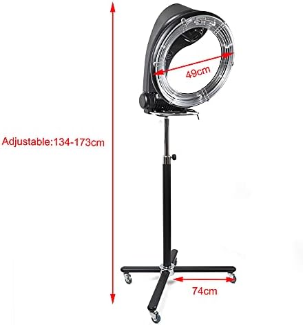 Professional Hair Dryer Floor Standing Hair Salon Steamer 950W 110V Multifunctional Hair Color Processor Portable Hair Dryer with Rolling Base for Salon SPA Home Use Hair Care - Image 6