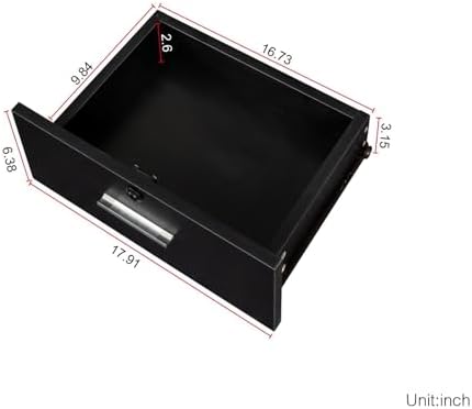 Modern 66.93" Tall Multi-Layer Hair Styling Storage Cabinet, Salon Spa Station with Appliance Holders and Lockable Drawer, Ideal for Salons, Barber Shops, and Home Use, Black - Image 7