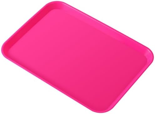 JMU Hot Pink Dental Procedure Trays Flat Trays Size B 13.25" X 9.75" by JMU