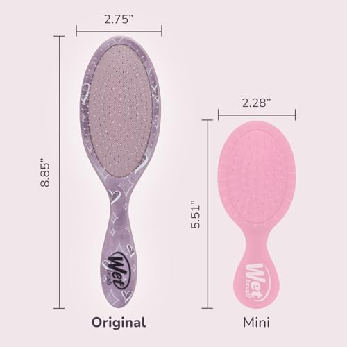Wet Brush Original Detangler Hair Brush, Stitch & Angel (Disney Love), Ultra-Soft IntelliFlex Bristles, Detangling Bristles Glide Through Tangles (Wet Dry & Damaged Hair), Women & Men - Image 5