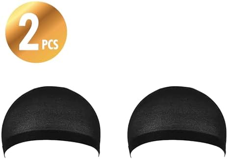 Titan Stocking Wave Cap 2PCS - Skull, Wig Cap Hair Accessories for Men and Women, GREY COLOR - Image 4