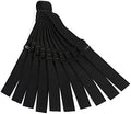 Adjustable Elastic Bands Straps For Wigs (Black/10pcs) by JIUSERLU