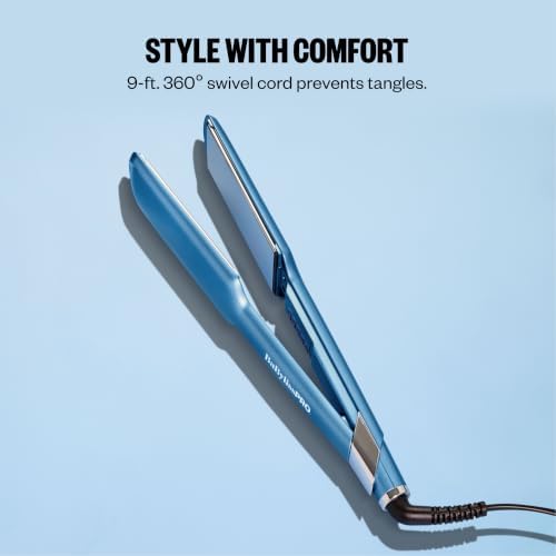 BabylissPRO Nano Titanium Ultra-Sleek Hair Straightener, Flat Iron for All Hair Types - Image 6