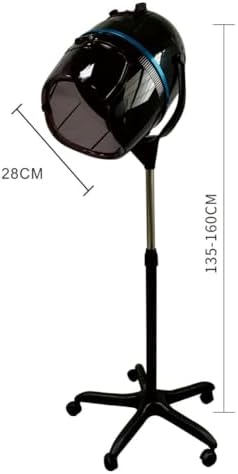 Salon Hair Dryer with Wall Arm,Wall Mount Hooded Hair Dryer for Salon Home, Professional Hair Color Processor, Temperature Angle Height Adjustable,60-Minute Timing,Standing - Image 6