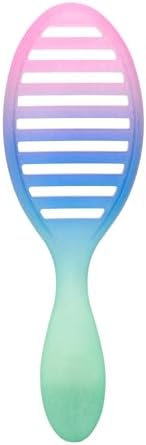 Wet Brush Speed Dry Hair Brush With Blow Dry Safe Bristles & Vented Design For Faster Drying Time, Ergonomic Handle, Reduces Breakage & Detangles All Hair Types, Limited Edition Electric Sky Purple - Image 3