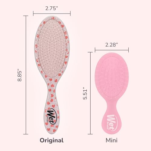 Wet Brush Original Detangler Hair Brush, Mickey & Minnie (Disney Love), Ultra-Soft IntelliFlex Bristles, Detangling Bristles Glide Through Tangles (Wet Dry & Damaged Hair), Women & Men - Image 5