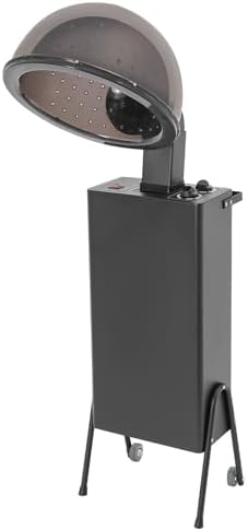 Salon Hooded Hair Dryer with Stand, 1200W Portable Hooded Standing Salon Dryer with 60-Minute Timer and 3 Temp Settings, Freestanding Hair Dryers Machine for Homes Beauty Salons by Unknown