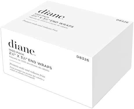Diane Hair End Wraps for Perms, Salon & Home Styling, White, 4000-Pack - Image 3