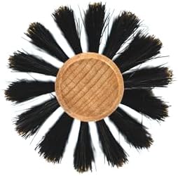 Fuller Brush Natural Beechwood Hairbrush - Ergonomic Contoured Handle - Genuine Boar Bristles - Spiral Tufting Pattern for Curls & Bobs - Style & Wave with Natural Shine (All Round) - Image 3