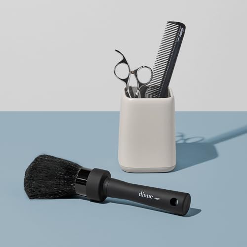 Diane Neck Duster Brush for Hair Cutting, Removes Loose Hair from Neckline and Ears, Barber Supplies and Salon Accessories, Soft Nylon Bristles, Stand Up Base, 8.5" - Image 4