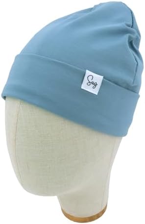 Jersey Beanie Hat for Newborn Baby Boys Girls Silky Satin Lined Hats Bonnet Toddler Infant Little Kids Beanies Caps - Image 5