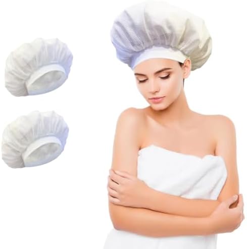 Net bonnet, Special Design for Curly Hair, Reduces Frizz, Accelerates Drying, Enhances Curl Definition（total 2pcs) by liuweihui