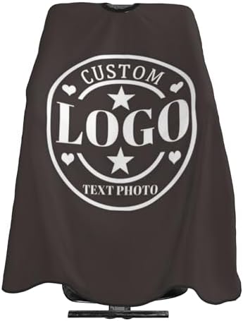 Custom Barber Cape Customized Haircut Capes Logo Text Photo Salon Hairdressing Apron for Home and Barbershop by Custom