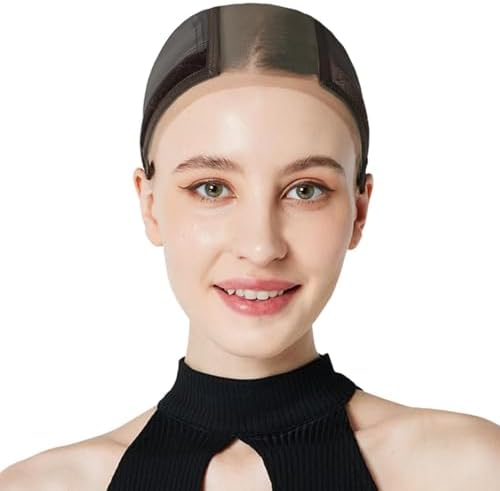 Xiushumyi Lace Wig Cap for Women,Adjustable Wig Grip Cap with Grip Band for Keeping Wigs In Place,Non Slip Caps Make Your Wigs Be Glueless(Brown) by Xiushumyi